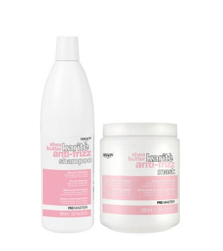 2 produkter PromasterAnti-Frizz Pakke - Mask 1000ml og Shampoo 1000ml