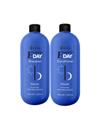 2 Produkter - Every Day Volume Shampoo 1000ml - Volume Conditioner 1000ml