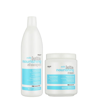 2 Produkter Promaster Milk Latte Pakke Mask 1000ml og Shampoo 1000ml