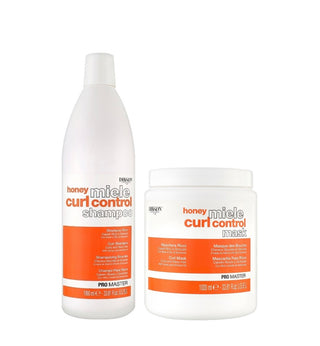 2 Produkter PROMASTER Curl Control pakke Shampoo1000ml og Mask 1000ml