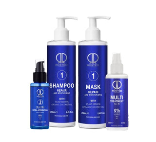 4 Produkter 1-1-2-M - Rosted 1 Shampoo 250 ml - Rosted 1 Mask 250 ml - Rosted 2 Serum 100ml - Rosted Multi Treatment