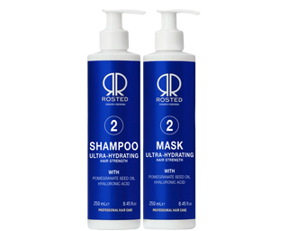 2 Produkter - Rosted 2 Ultra-Hydrating Pakke Rosted 2 Shampoo 250 ml - Rosted 2 Mask 250 ml