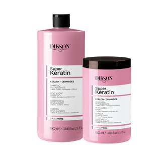 2 Produkter - Dikson Keratin Prime Shampoo 1000ml - Dikson Keratin Prime Mask 1000ml