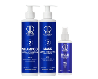 3 Produkter - Rosted 2-2-M - Rosted 2 Shampoo 250 ml - Rosted 2 Mask 250 ml - Rosted Multi-Treatment