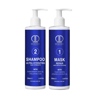 2 Produkter - Rosted 2 Shampoo 250 ml - Rosted 1 Mask 250 ml