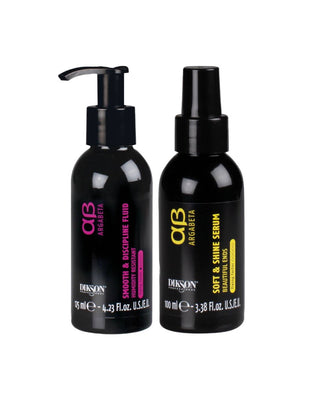 2 Produkter - ArgaBeta Smooth & Discipline Fluid 16  - ArgaBeta Soft & Shine Ends 10